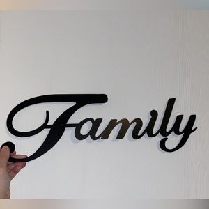 Metal decorative Family……